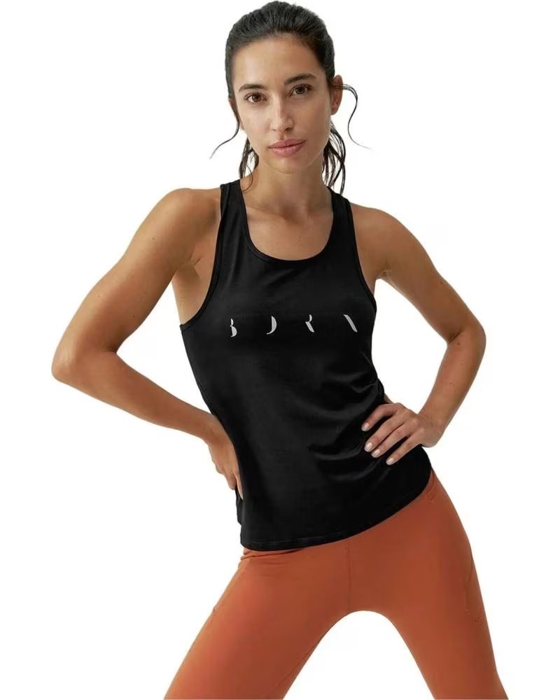 BORN LIVING YOGA REGATA PRETA FEMININA BORN LIVING YOGA NEGRO