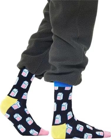 HAPPY SOCKS MEIAS HAPPY SOCKS COM ESTAMPA DE FANTASMA NEGRO