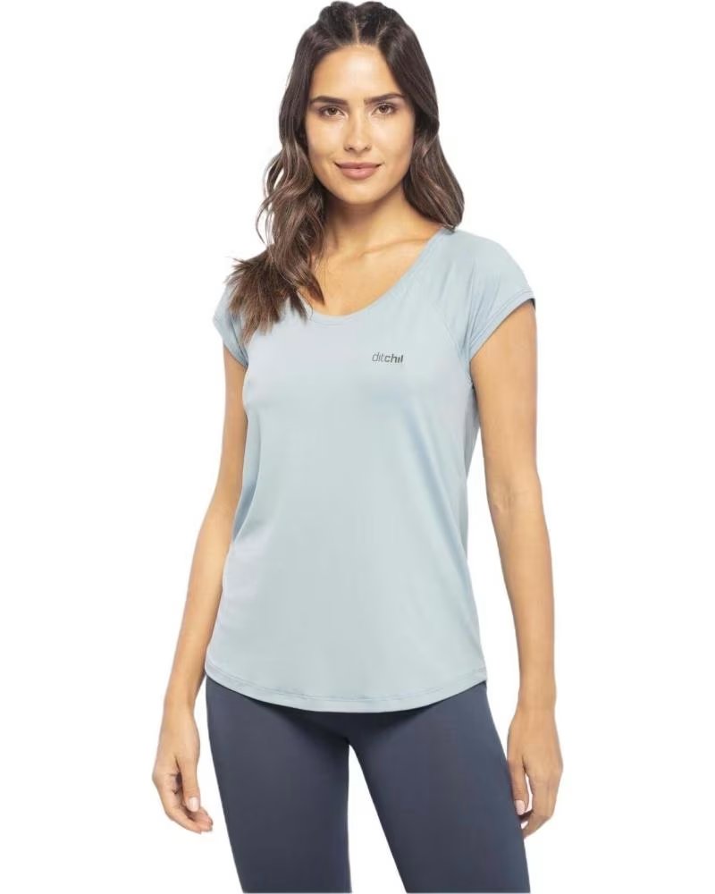 DITCHIL CAMISETA DE MANGA CURTA DITCHIL FEMININA VERDE