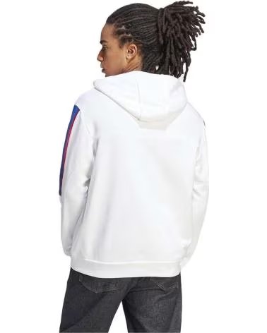 ADIDAS MOLETOM COM CAPUZ ADIDAS MASCULINO BLANCO