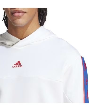 ADIDAS MOLETOM COM CAPUZ ADIDAS MASCULINO BLANCO