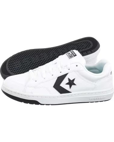 CONVERSE SCARPE DA GINNASTICA IN PELLE DA UOMO BLANCO