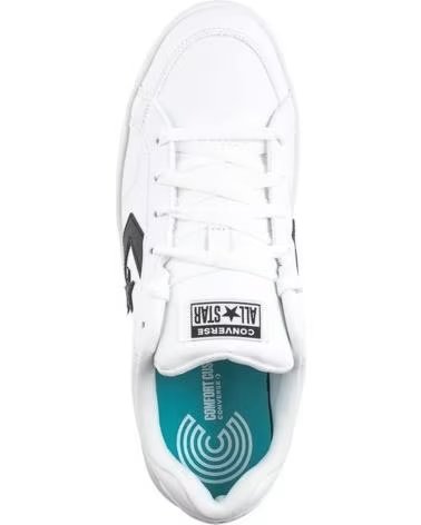 CONVERSE SCARPE DA GINNASTICA IN PELLE DA UOMO BLANCO