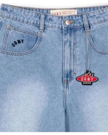 GRIMEY SHORTS JEANS MASCULINOS GRIMEY AZUL