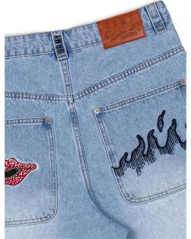 GRIMEY SHORTS JEANS MASCULINOS GRIMEY AZUL