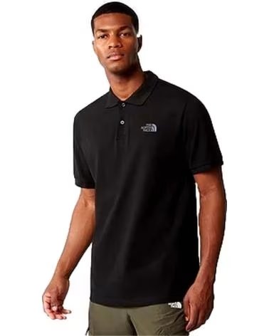 THE NORTH FACE THE NORTH FACE KURZARM-POLOHEMD FÜR HERREN NEGRO