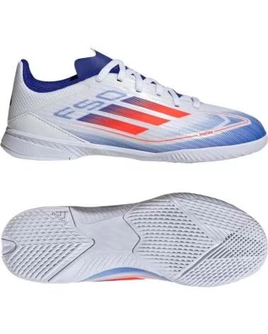 Sportschuhe für Mädchen und Junge ADIDAS ADIDAS F50 LEAGUE IN J HALLENFUSSBALLSCHUHE FÜR KINDER BLANCO