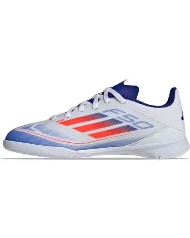 Sportschuhe für Mädchen und Junge ADIDAS ADIDAS F50 LEAGUE IN J HALLENFUSSBALLSCHUHE FÜR KINDER BLANCO