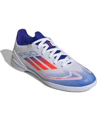 Sportschuhe für Mädchen und Junge ADIDAS ADIDAS F50 LEAGUE IN J HALLENFUSSBALLSCHUHE FÜR KINDER BLANCO