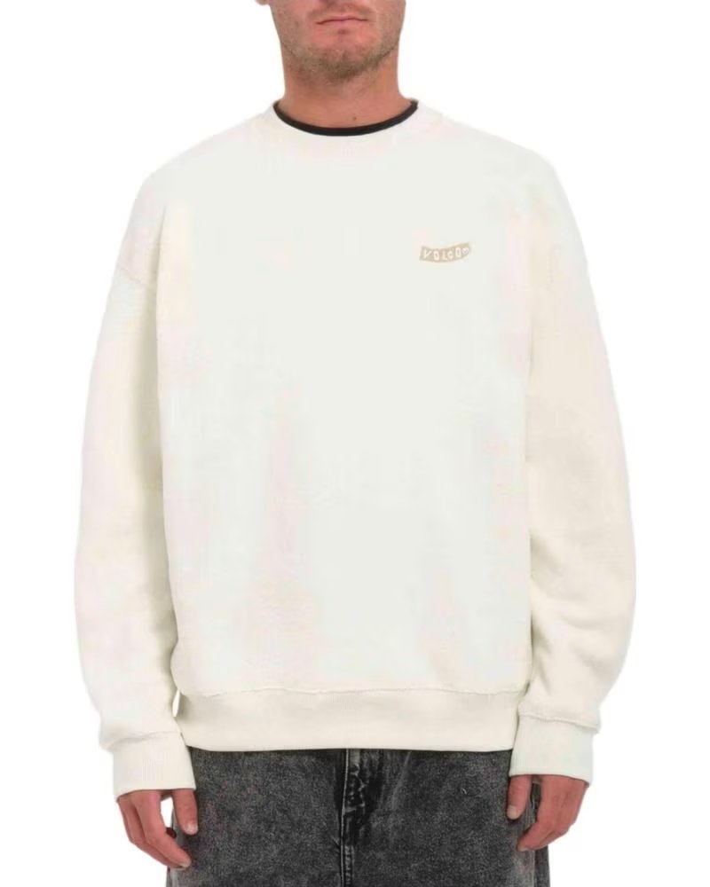 VOLCOM FELPA CON CAPPUCCIO VOLCOM DA UOMO BLANCO