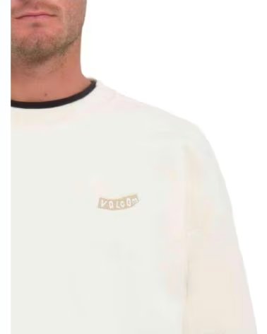 VOLCOM FELPA CON CAPPUCCIO VOLCOM DA UOMO BLANCO