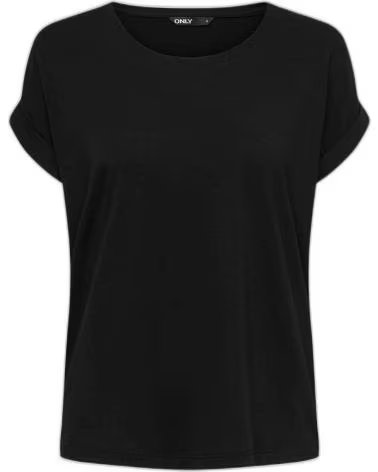 ONLY CAMISETA DE MANGA CORTA 15106662-BLACK EN PARA MUJER NEGRO