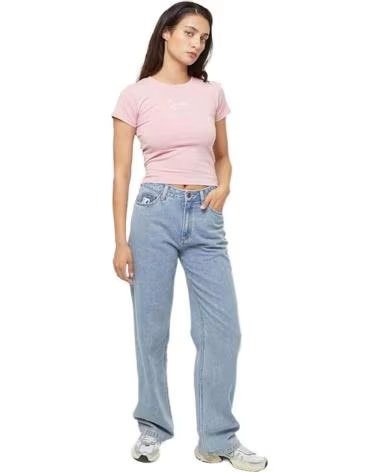 KARL KANI CAMISETA KARL KANI DE MANGA CURTA FEMININA ROSA