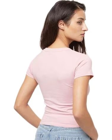 KARL KANI CAMISETA KARL KANI DE MANGA CURTA FEMININA ROSA