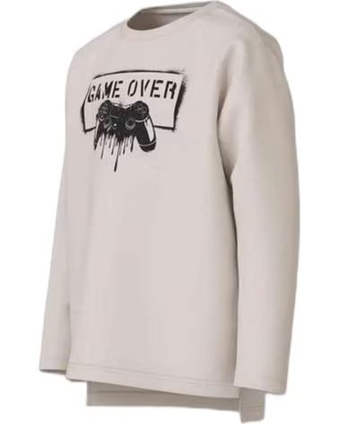 NAME IT NAME IT UNISEX KIDS SWEATSHIRT "GAME OVER" BLANCO