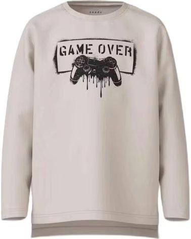 NAME IT SUDADERA UNISEX PARA NIÑOS NAME IT "GAME OVER" BLANCO