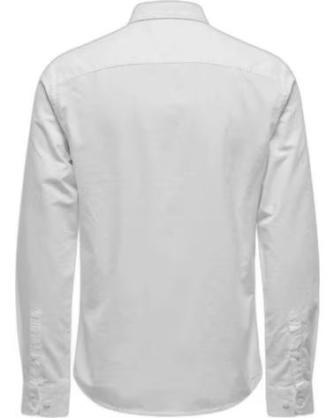 ONLY CAMISA DE MANGA LARGA ONLY SONS PARA HOMBRE BLANCO