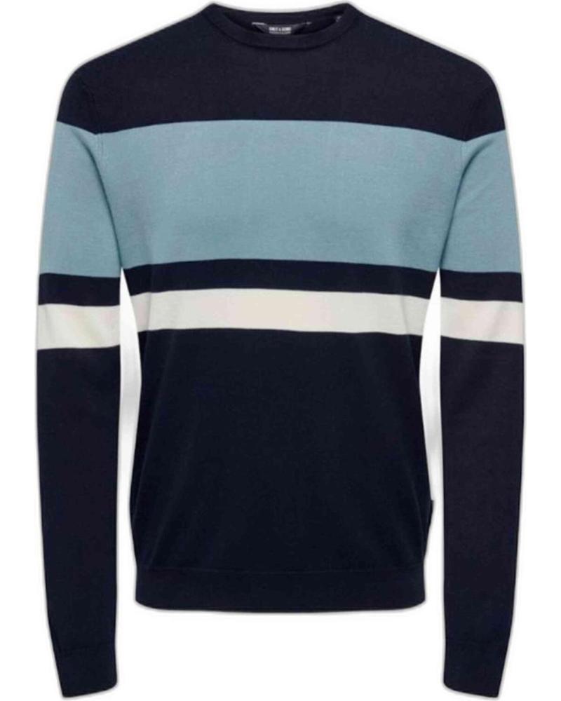 ONLY SUDADERA SONS EN PARA HOMBRE AZUL