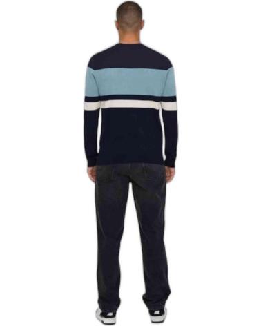 ONLY SUDADERA SONS EN PARA HOMBRE AZUL