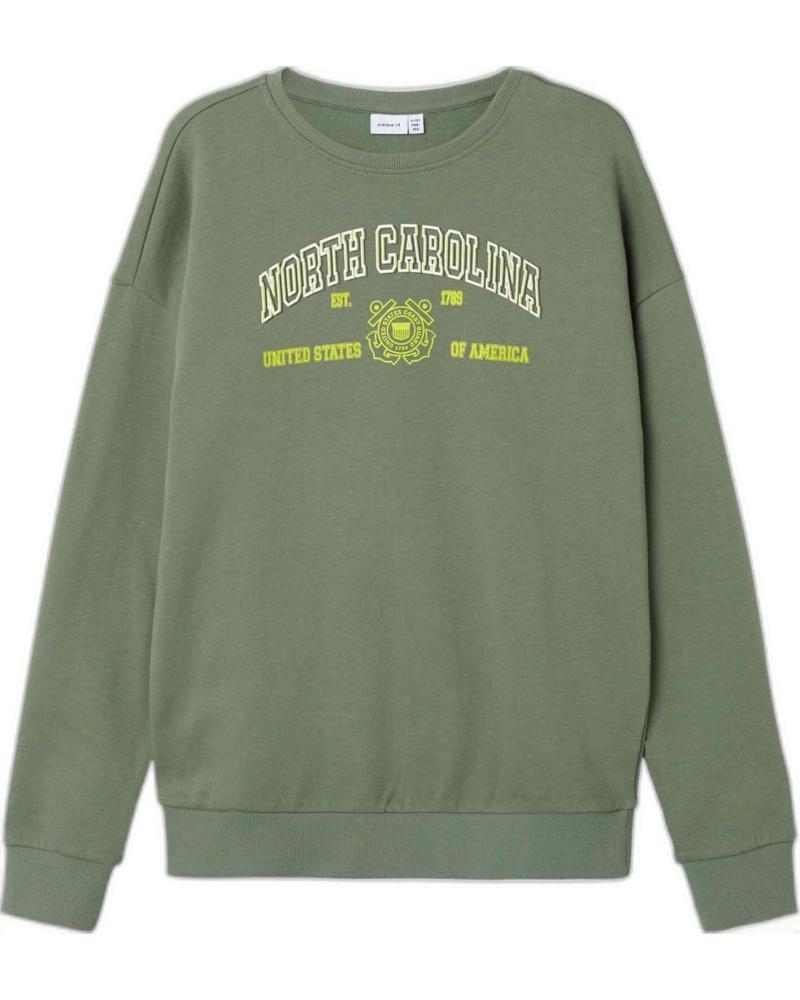 NAME IT SUDADERA UNISEX NAME IT VERDE PARA NIÑOS VERDE
