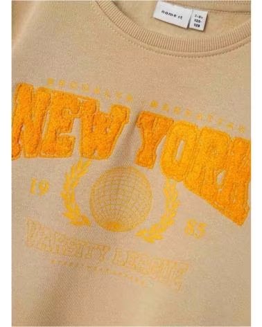 NAME IT NAME IT UNISEX KIDS BEIGE SWEATSHIRT WITH PRINT BEIGE