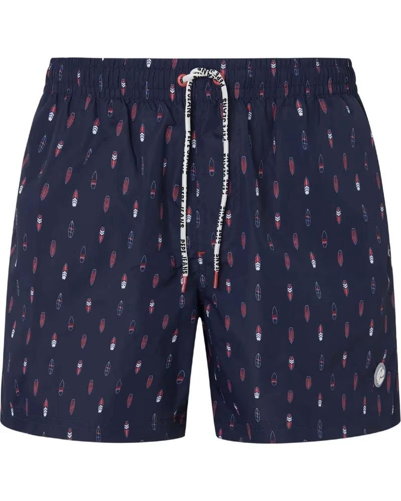 PEPE JEANS MAILLOT DE BAIN PEPE JEANS BLEU POUR HOMME AVEC IMPRIMÉ NAUTIQUE AZUL