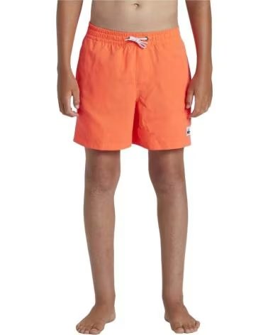 QUIKSILVER COSTUME DA BAGNO QUIKSILVER SOLID YTH 14 JAMV PER RAGAZZO, ARANCIONE NARANJA