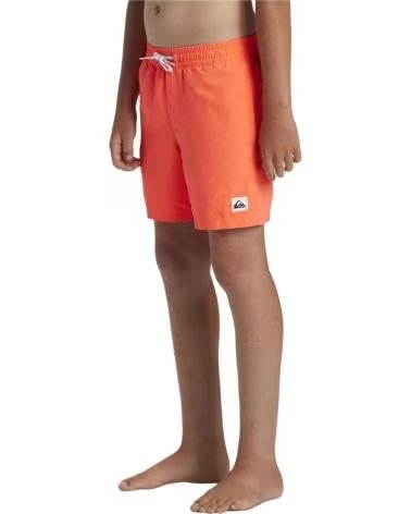 QUIKSILVER COSTUME DA BAGNO QUIKSILVER SOLID YTH 14 JAMV PER RAGAZZO, ARANCIONE NARANJA