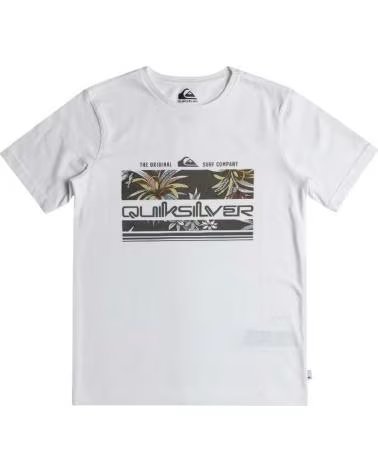 QUIKSILVER QUIKSILVER HERREN T-SHIRT MIT KURZEN ÄRMELN BLANCO