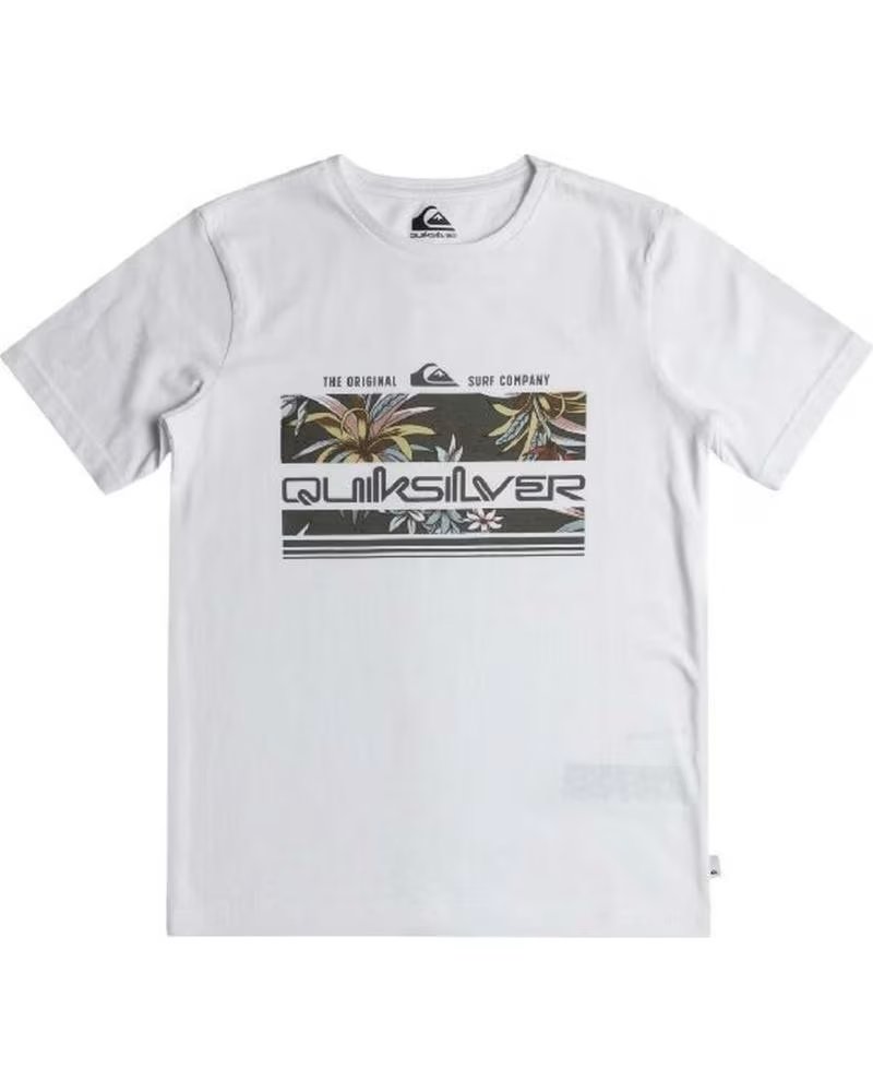 QUIKSILVER QUIKSILVER HERREN T-SHIRT MIT KURZEN ÄRMELN BLANCO