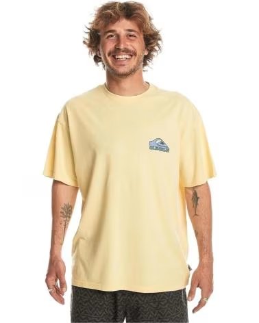 QUIKSILVER CAMISETA DE MANGA CORTA EN PARA HOMBRE AMARILLO