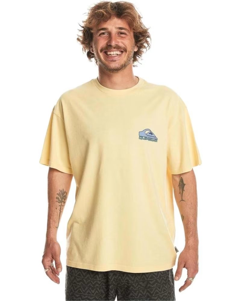 QUIKSILVER CAMISETA DE MANGA CORTA EN PARA HOMBRE AMARILLO