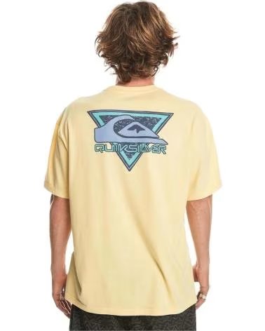 QUIKSILVER CAMISETA DE MANGA CORTA EN PARA HOMBRE AMARILLO