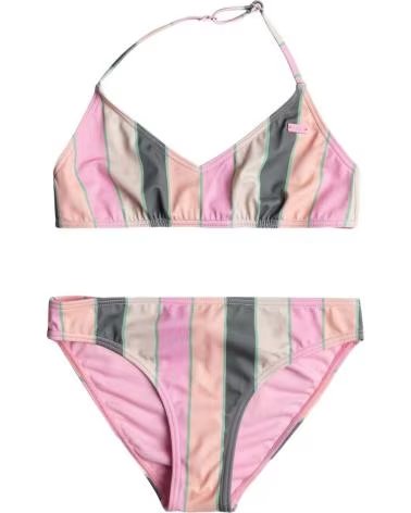 ROXY ROXY STRIPED BIKINI SET FOR WOMEN MULTICOLOR