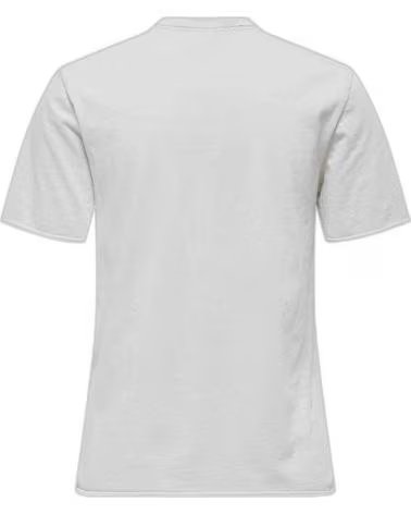 ONLY CAMISETA DE MANGA CORTA GRIS CON ESTAMPADO PARA MUJER GRIS