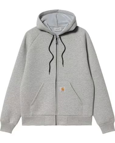 CARHARTT WIP SUDADERA CON CAPUCHA EN PARA HOMBRE GRIS