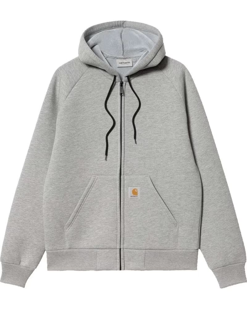 CARHARTT WIP SUDADERA CON CAPUCHA EN PARA HOMBRE GRIS