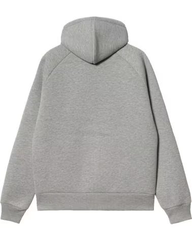 CARHARTT WIP SUDADERA CON CAPUCHA EN PARA HOMBRE GRIS
