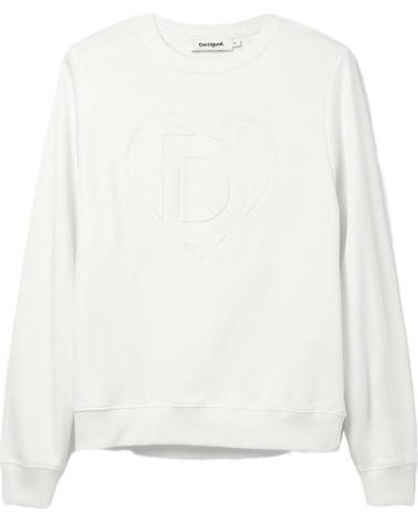 DESIGUAL SUDADERA EN PARA MUJER BLANCO
