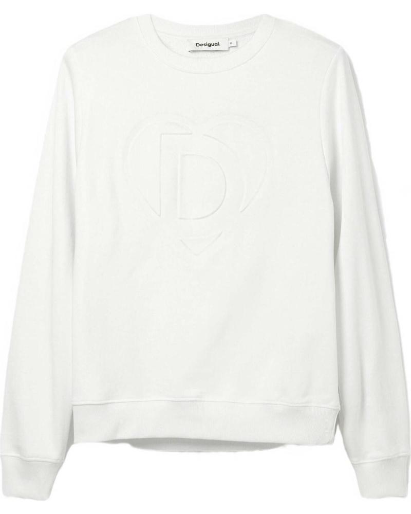 DESIGUAL SUDADERA EN PARA MUJER BLANCO