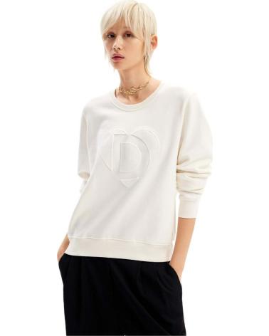DESIGUAL SUDADERA EN PARA MUJER BLANCO