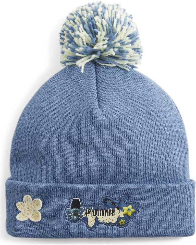 PUMA PUMA POM POM BEANIE FOR KIDS BLUE AZUL