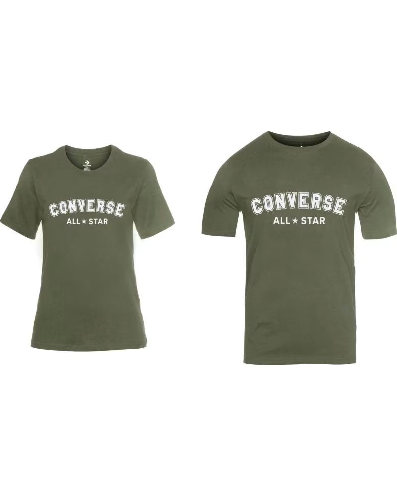 CONVERSE CONVERSE SHORT SLEEVE "ALL STAR" T-SHIRT UNISEX GREEN VERDE