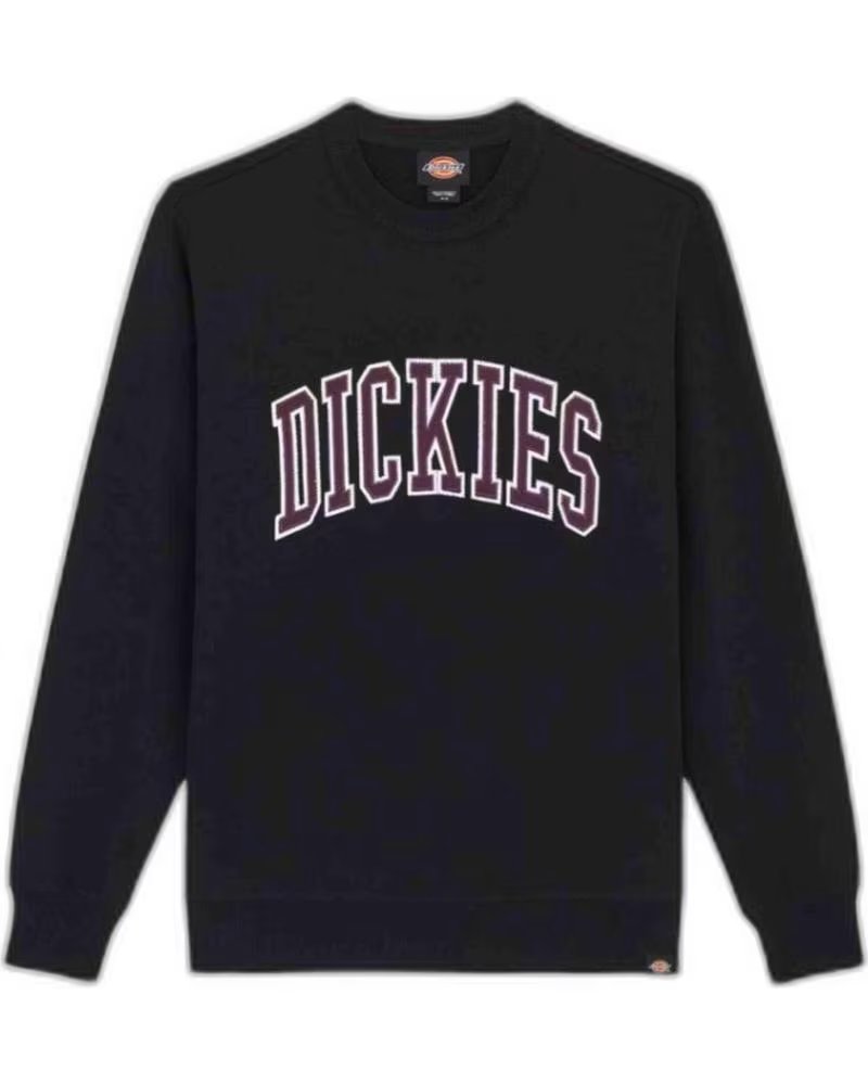 DICKIES FELPA DICKIES NERA DA UOMO CON LOGO UNIVERSITARIO NEGRO
