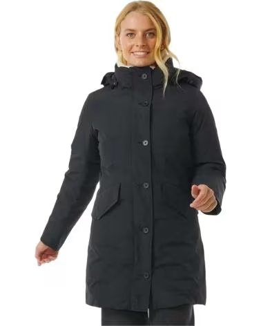 RIP CURL GIACCA RIP CURL NERA DA DONNA NEGRO