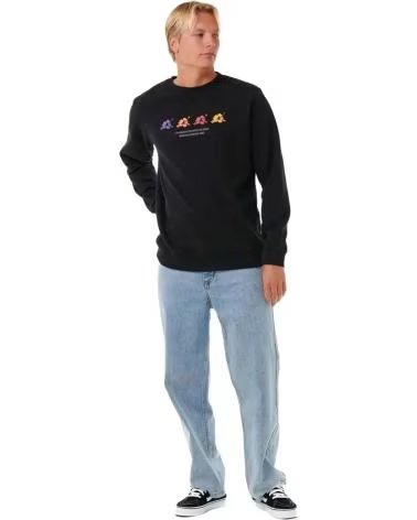 RIP CURL MOLETOM RIP CURL PRETO MASCULINO NEGRO