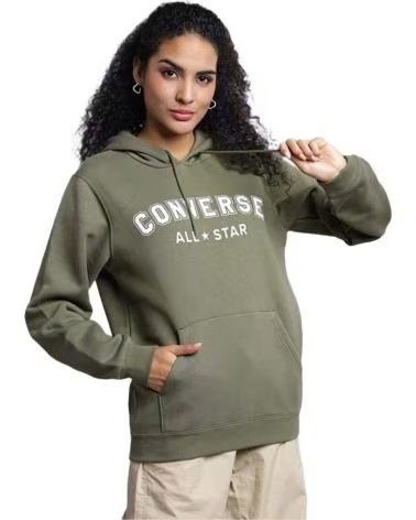 CONVERSE MOLETOM CONVERSE COM CAPUZ VERDE UNISSEX VERDE