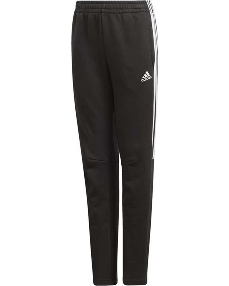 ADIDAS PANTALONI LUNGHI ADIDAS ESSENTIALS 3 STRISCE BAMBINO NERI NEGRO