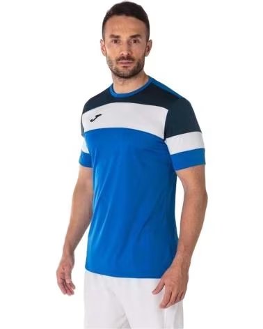 JOMA MAGLIA JOMA MANICA CORTA SPORTIVA UOMO BLU AZUL