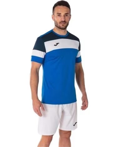 JOMA MAGLIA JOMA MANICA CORTA SPORTIVA UOMO BLU AZUL